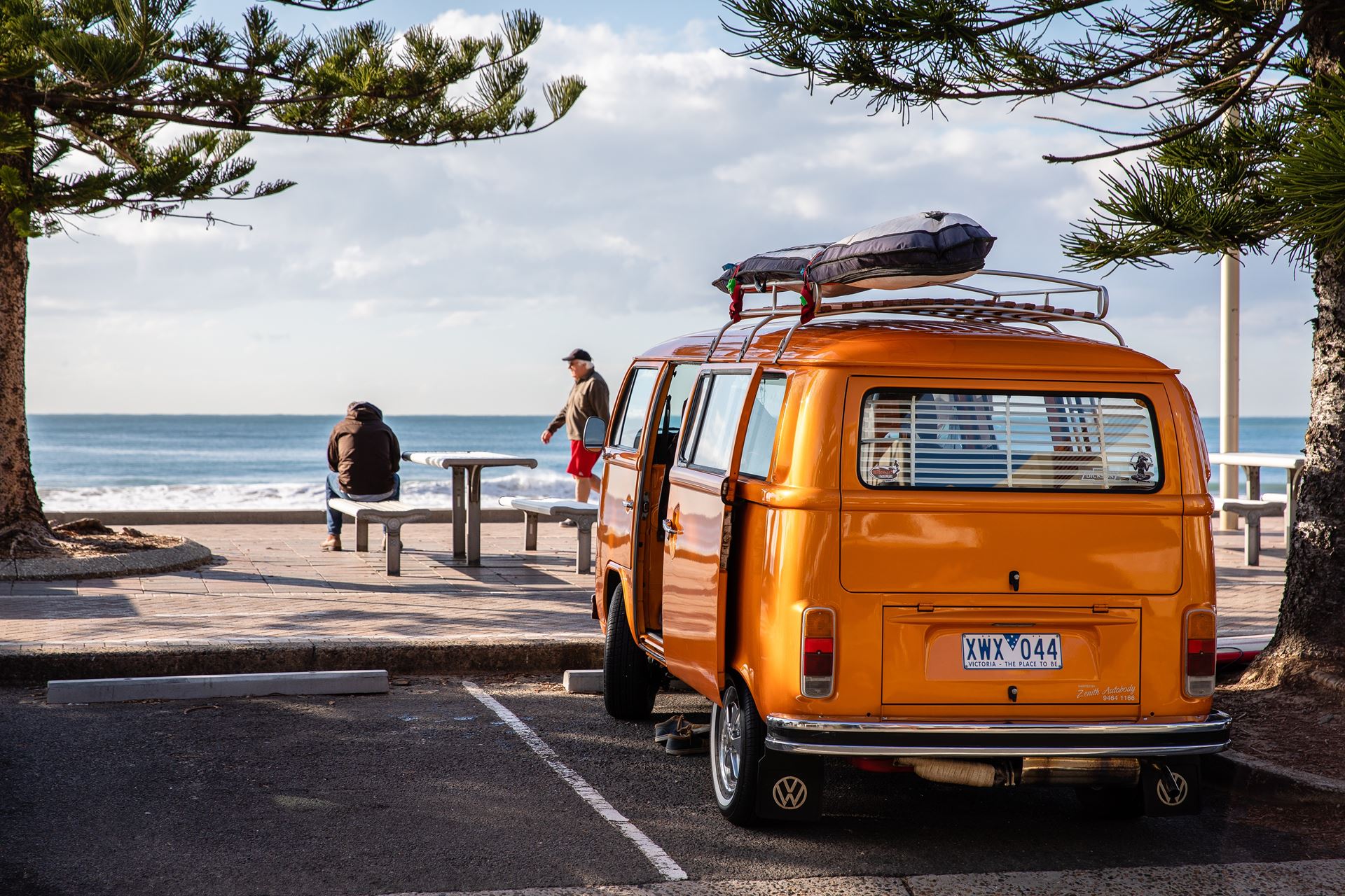 a car parked on a beach